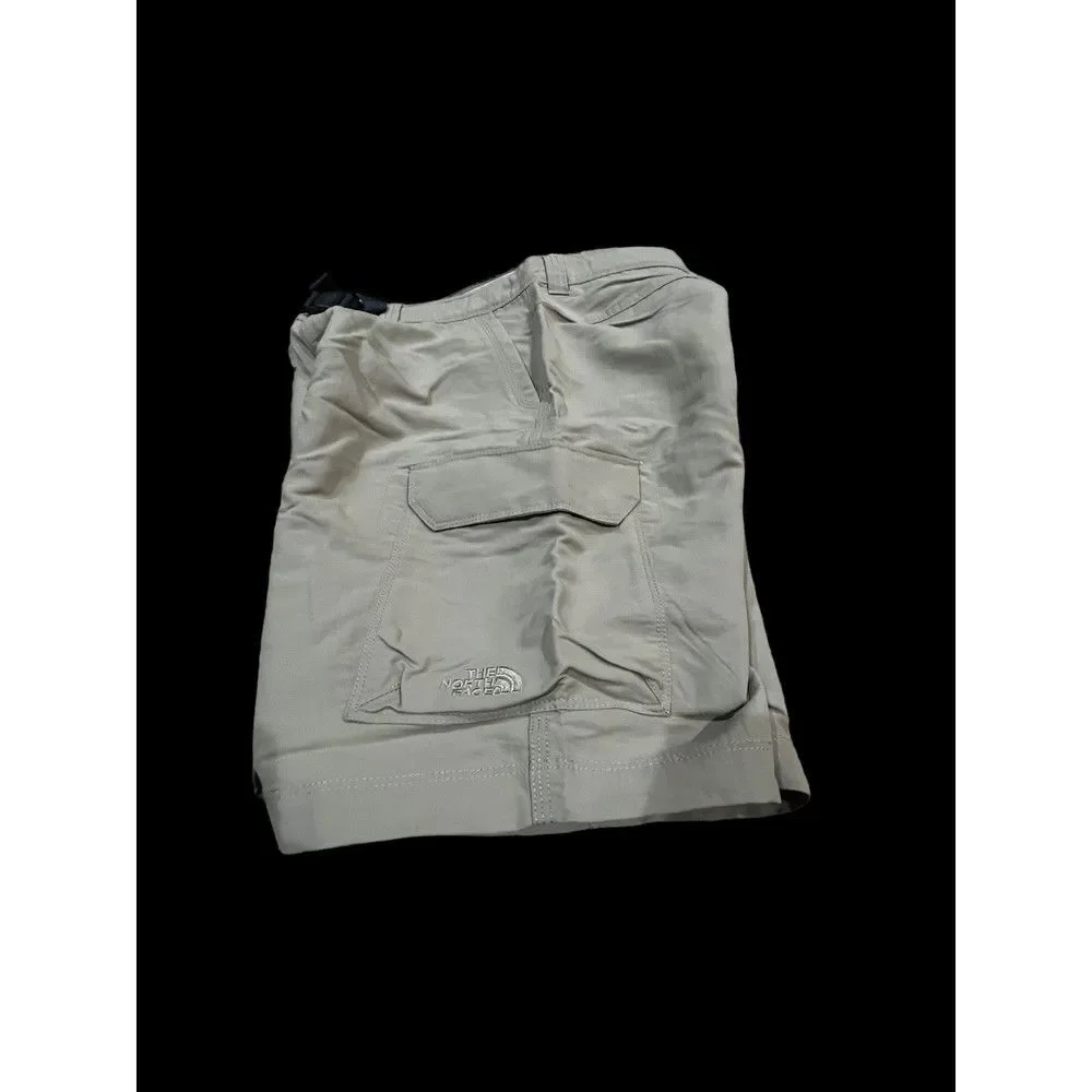 North Face Mens or Young Boys Paramount Beige Cargo Short, 30 Inch Waist